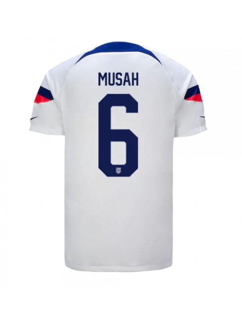 Vereinigte Staaten Yunus Musah #6 Heimtrikot WM 2022 Kurzarm
